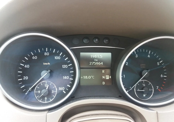 Mercedes-Benz ML cena 31500 przebieg: 275964, rok produkcji 2008 z Góra małe 211
